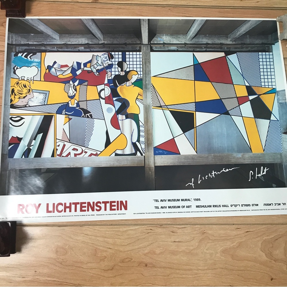 Roy Lichtenstein Original Museum Poster